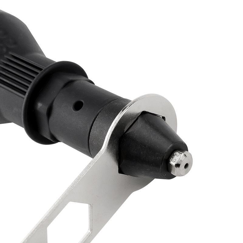 Electric Rivet Gun Adapter with Nut Gun and Riveting Mandrel for Drills