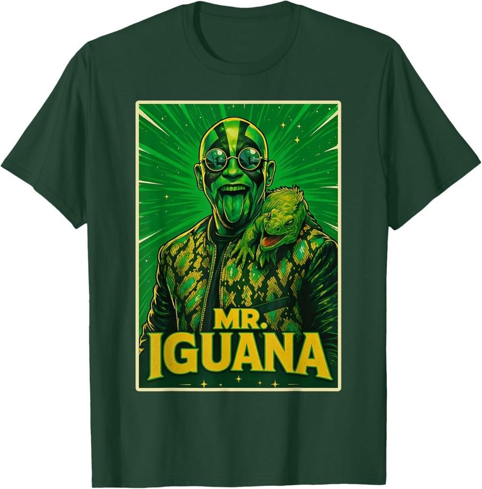 

Mriguana Funny Tees Mr Iguana Lover Funny T-Shirt Unisex T-Shirt L