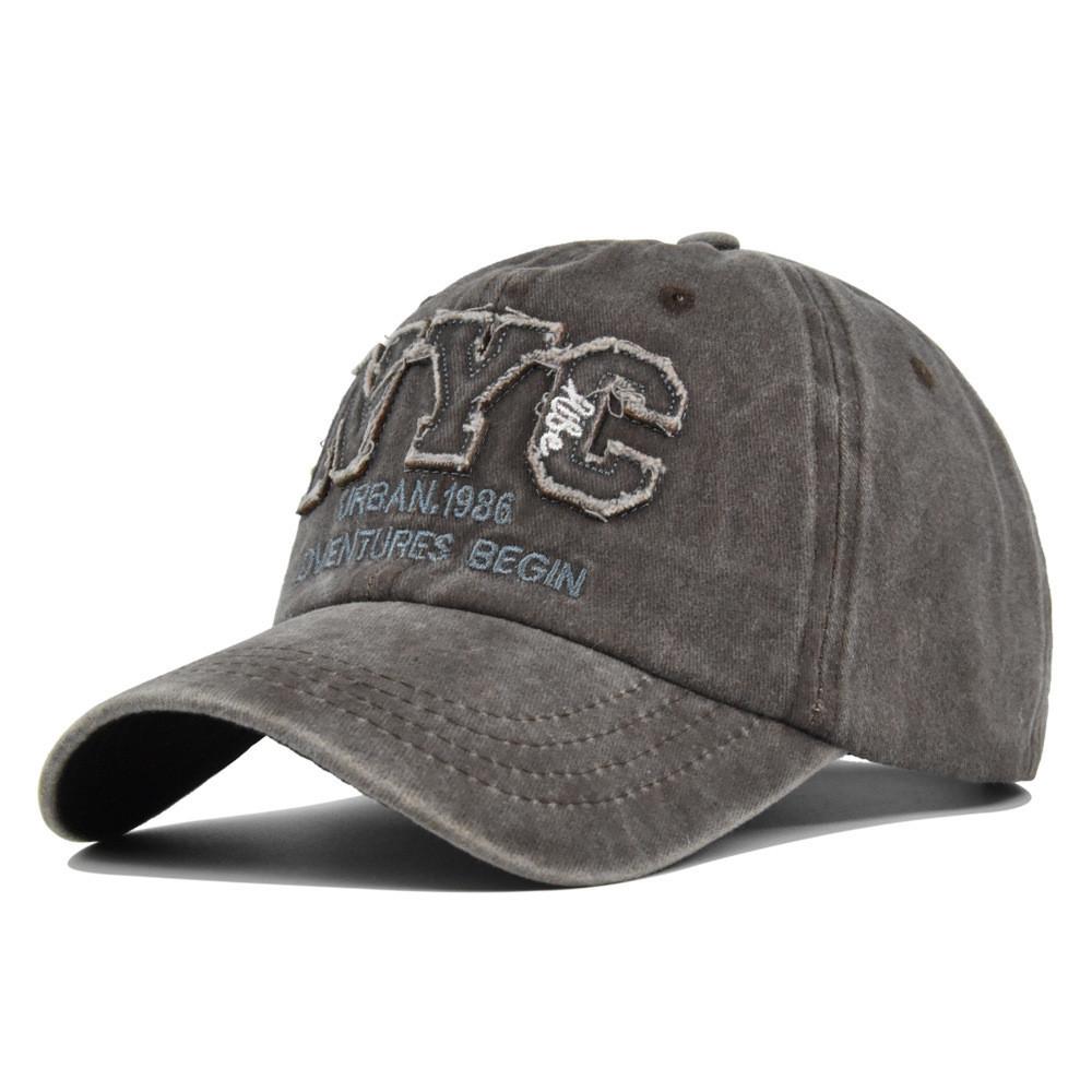 Tongue Duck Hat Vintage Nyc Letter Three Dimensional Embroidered Baseball Hat