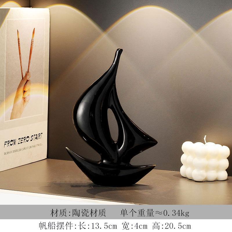 Wind and Wind Water Boat Home Furnishings Entrance Decorations Living Room Cabinet Handicrafts Relocation High End Gifts Pendant