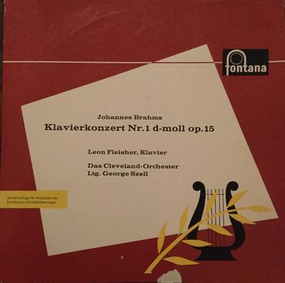 LP Record LEON FLEISHER, THE CLEVELAND ORCHES - Johannes Brahms, Klavierkonzert Nr. P71404 Fontana Germany Classical Used