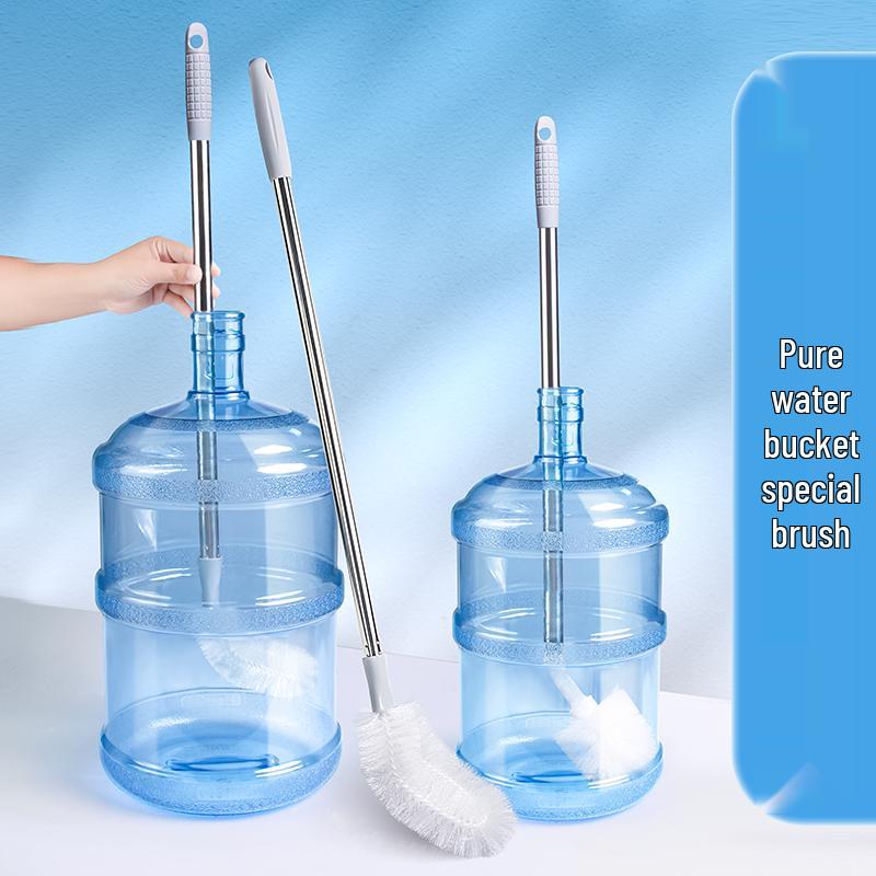 Long Handle Soft Bristle Brush for Cleaning Water Dispenser Buckets