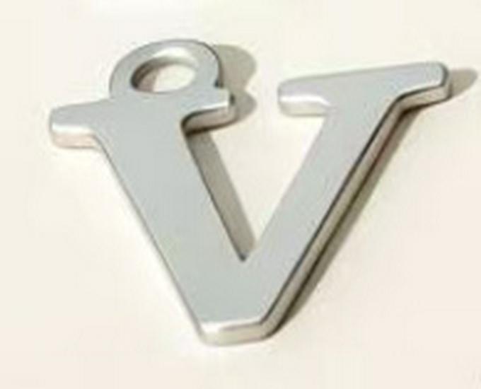 DIY Jewelry Accessories: 26 Alphabet Titanium Steel Pendants for Bracelets, Necklaces, Handmade Charms