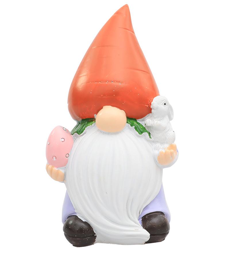 Gnom Elfin Iepuraș de Paște Ornament din Rășină