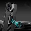 Für POCO F5 Fall Magnetische Ring Halter Stand Telefon Abdeckung für Xiaomi Poco F5 Pro Plexiglas PU Leder Schutz Zurück abdeckung