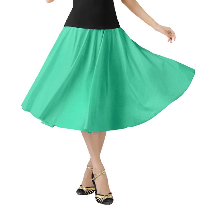 

Женская бальная юбка миди с большим подолом для выступлений в квадратном танце и танце Синьцзян 2XL