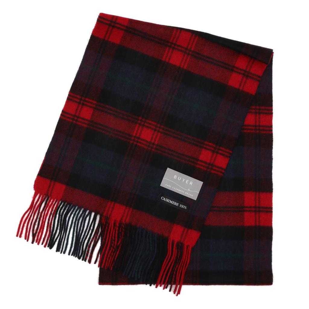 Buyer Pure Cashmere Check 19 Patterns and Thick Cashmere Check Large Size 100% Scarf, Available, Men's Women's, Pattern, (MacLachlan) CH30-MCa