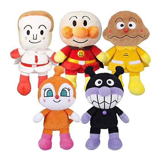 SEGA TOYS Anpanman Prichi Beans S Plus 5 Набор мягких игрушек Anpanman Shokupanman Currypanman Baikinman Dokinchan