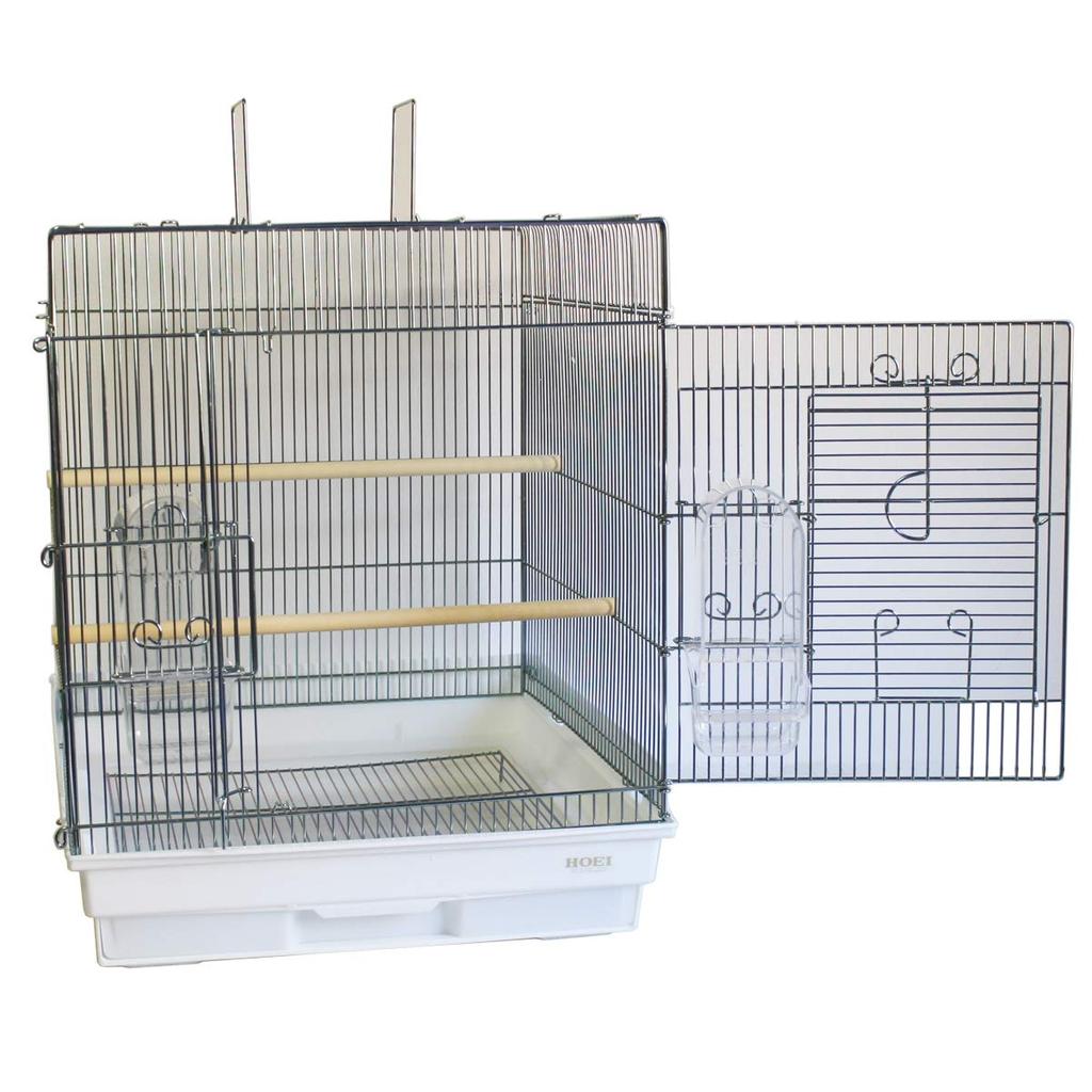 Whey Bird Cage 465 Parakeet Hand Glue G White