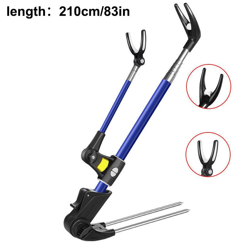 Подставка для удилищ из нержавеющей стали, турельная скоба, подставка-держатель для удилищ рыболова, держатель удилища с грунтовым колышком