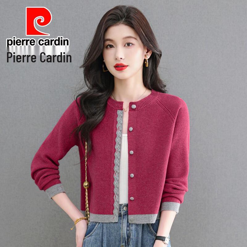 Pierre Cardin Женский шикарный укороченный вязаный кардиган
