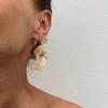 Nuovi Orecchini a Pendente Foglia con Design Intagliato Personalizzato, Accessori Gioielli Tendenza per Feste Vacanziere da Donna