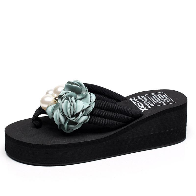 Summer Non Slip Children's Flip Flops Girls Fashion Beach Shoes Pinch Sandals Female Flowers Slippers Wear