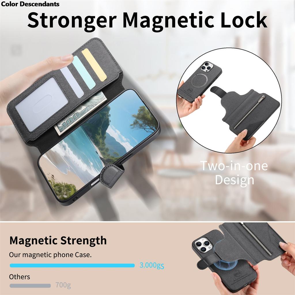 M56 5G 2025 RFID Detachable Leather Zipper Wallet Case For Samsung Galaxy M56 Luxury Cover For Galaxy M22 M56 M32 2In1 Etui
