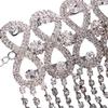 Long Tassel Sparkling Tiara Headdress Shiny Headpiece Cap Tassel Hair Chain  Party Props
