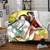 1Pc Heaven Official's Blessing Anime Print Blanket Soft Comfortable Polyester Throw Blanket Allseason Warm Coverlet Bedroom Office Outdoor Gothic Fant