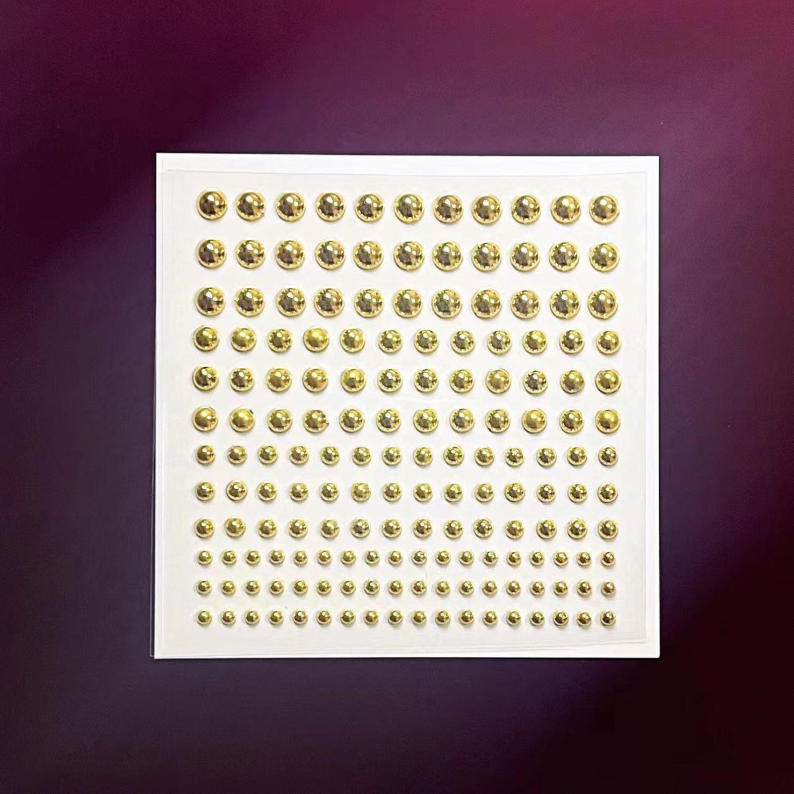 

Lip Stud Stickers, Eyebrow Stud Stickers, Electroplated Metal Bead Stickers One Size
