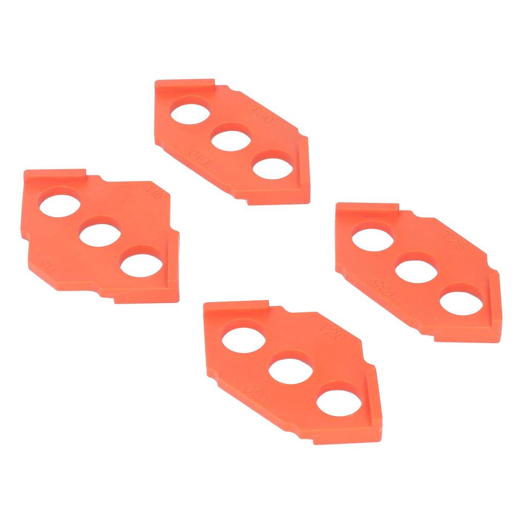 4 szt. Zestaw szablonów do frezarki do zaokrągleń, Zaokrąglony narożnik, Frez do zaokrągleń, do obróbki drewna, Trymer krawędziowy