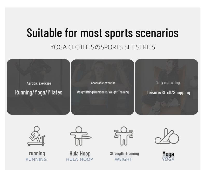 Women's Autumn 2024 Yoga & Sportswear Set: Running Jacket, Fitness Top, Tennis/Badminton Skirt and Pants