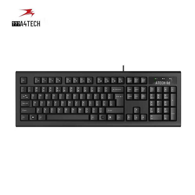 A4TECH KR-85 Wired Ultra-Thin Membrane Keyboard