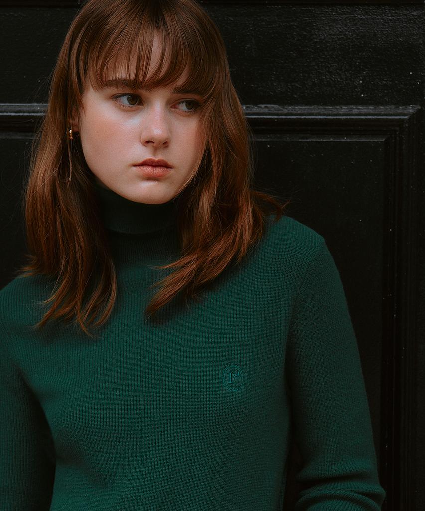 ROLAROLA Turtle Neck Pullover Green