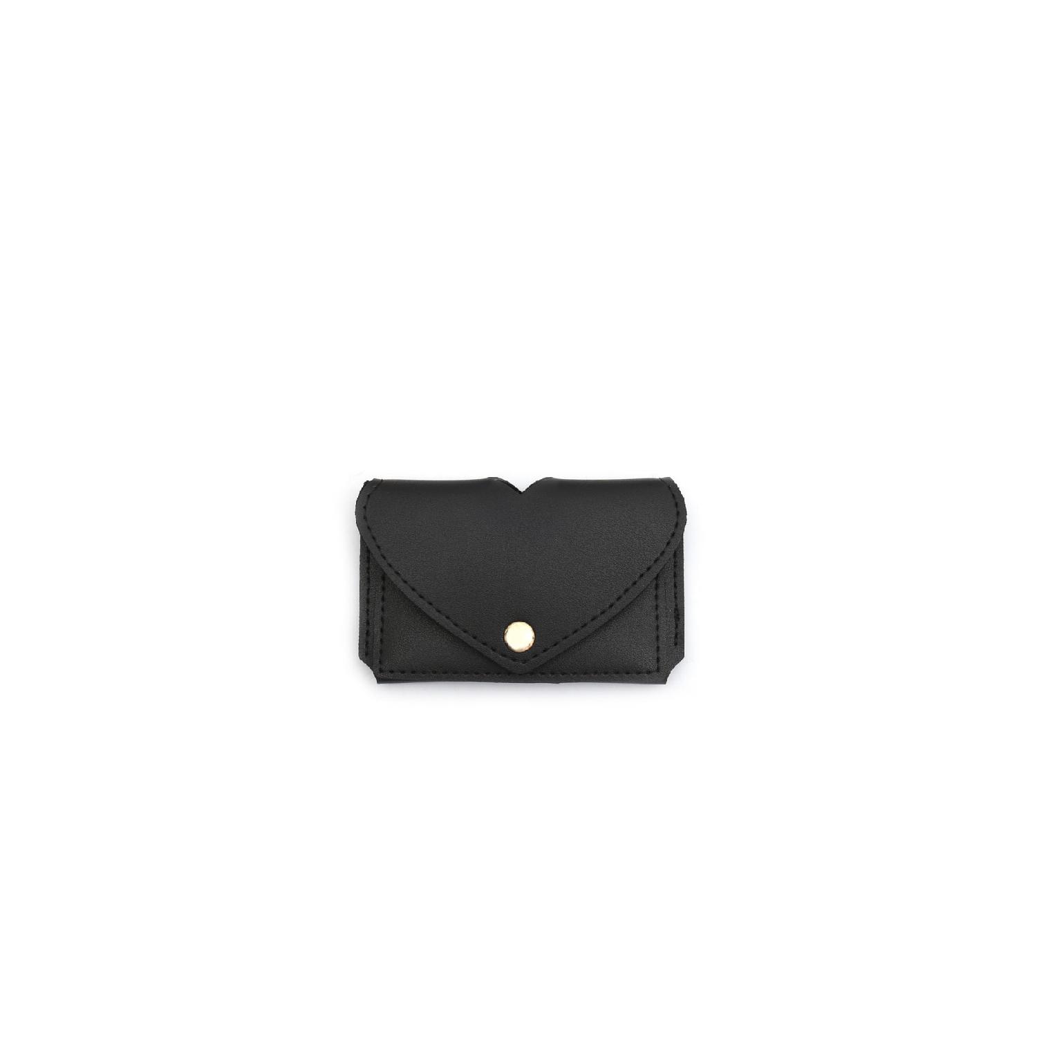 

Женская карта Holiday Heart Wallet Black Card Comparter Аксессуар Standart