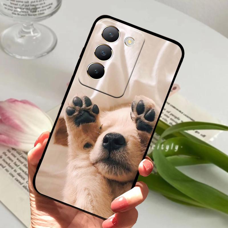 For Vivo V40 SE Case Cool Animals Soft Silicone TPU Phone Cover For Vivo V40 SE 5G Back Cover Bumper Protector Soft Bag TPU Capa