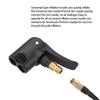 Adaptador de Bico de Ar Portátil de Conexão Rápida para Bombas de Pneu com Botão de Liberação Uso Eficiente em Viagens Rodoviárias Emergências