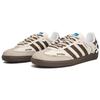 adidas Originals SAMBA OG Slip Resistant Lightweight Non Slip Lightweight Low Top Skateboard Shoes Unisex Beige Coffee B75806(Team113-S-BOX)