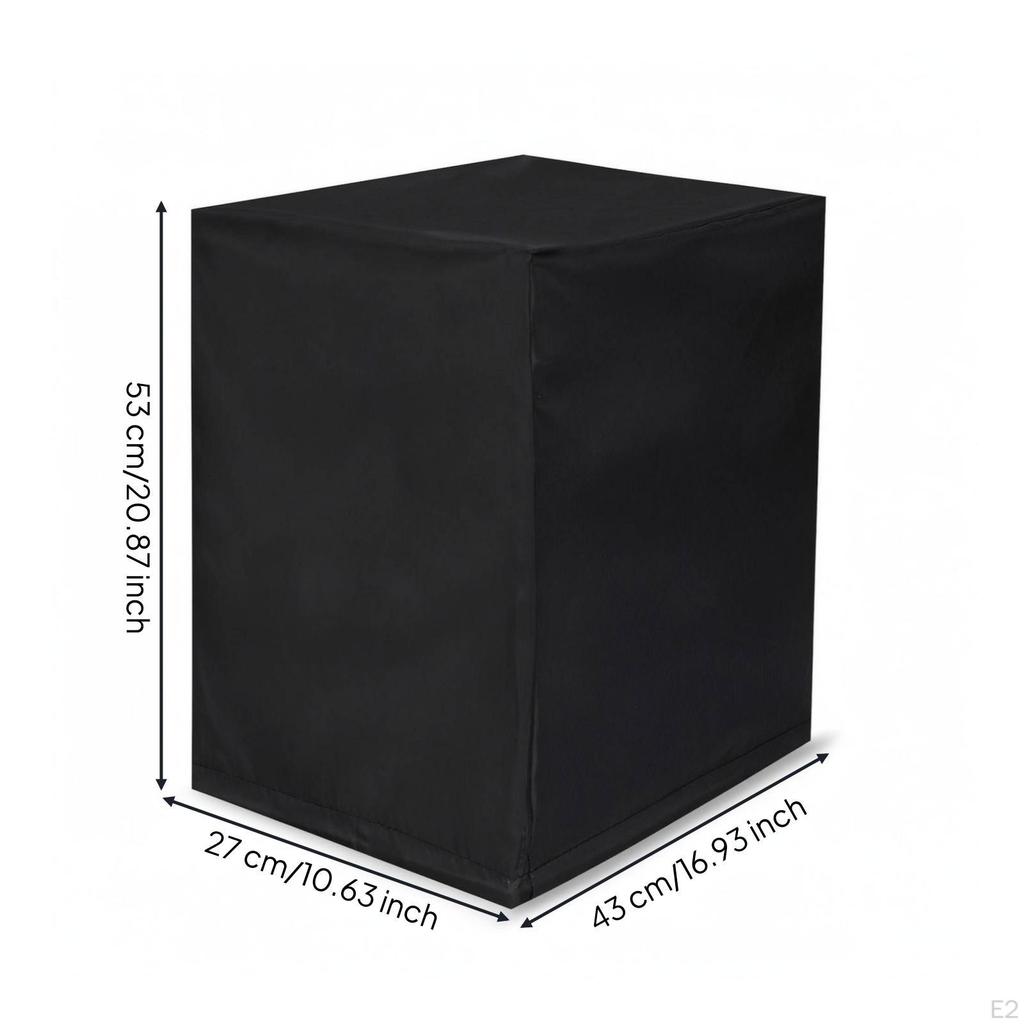 Humidity Reducer Dust Cover Dustproof Moisture Resistant for Household 352939cm Black