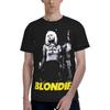 JOISOMI Men's T Shirt Blondie Rock Band Music Men's Athletic T-Shirts Short Sleeve Quick Dry Breathable Crew Neck