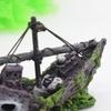 Resin Aquarium Landscape Decoration DIY Wreck Ship Ornament  Background Decor