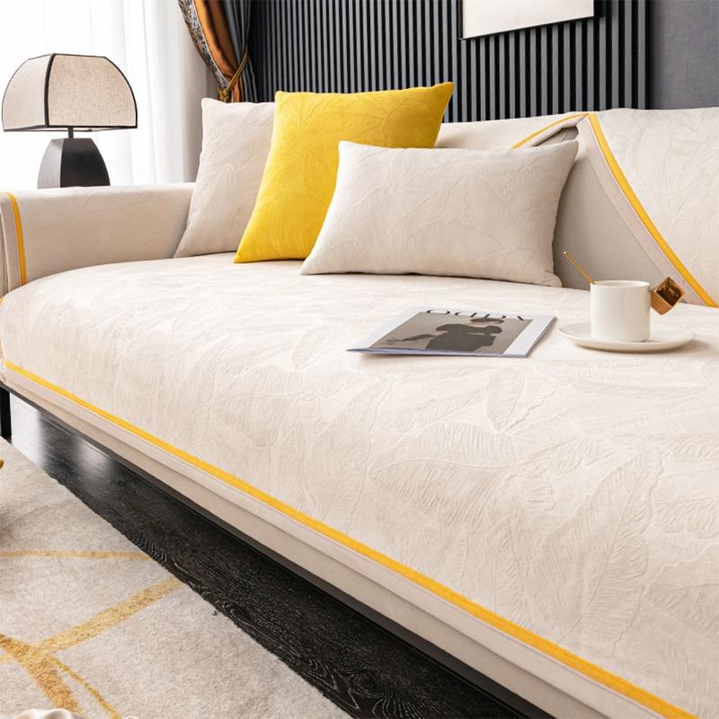 Dutch velvet sofa cushion universal in all seasons, non-slip and anti-cat scratch sofa cover, seat cushion and backrest towel