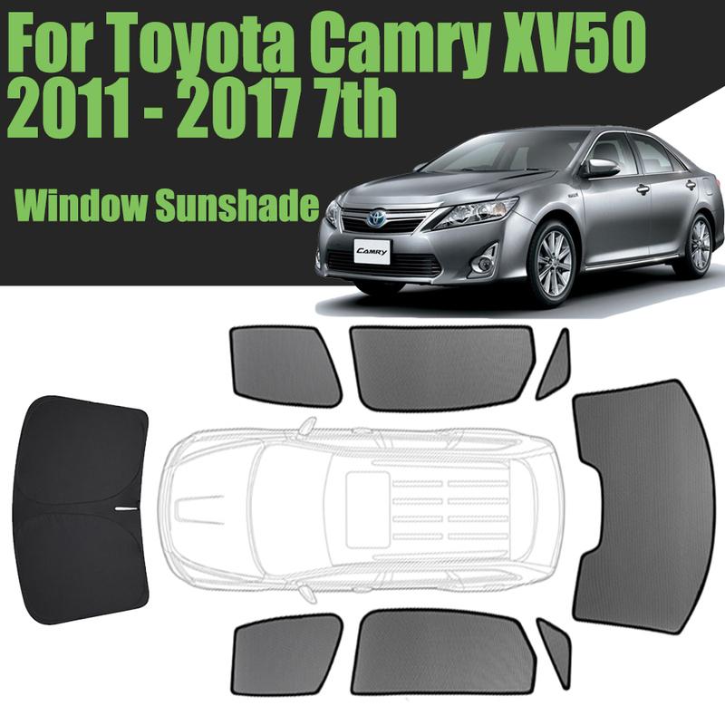 Maßgeschneiderter Auto-Sonnenschutz für Toyota Camry Limousine XV50 2011 - 2017 7. Gen Magnetisches Vorhangnetz Frontscheibe