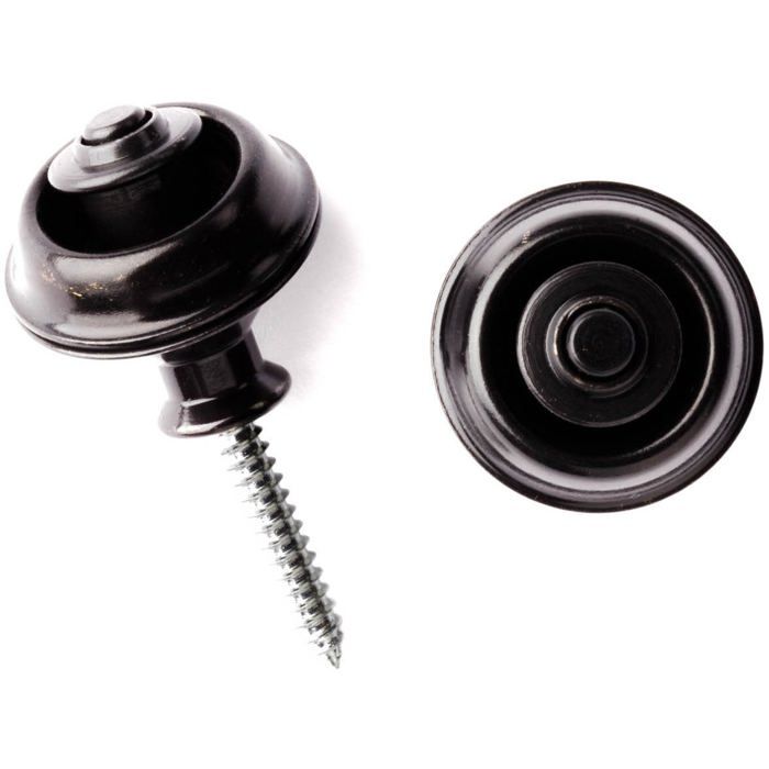 Dunlop sls1033bk straplok dual design noir (lot de 2) sangle guitare