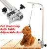 Portable Adjustable Metal Table Arm Support Holder For Pet Dog Grooming Bath Table Desk Sliver 50cm New