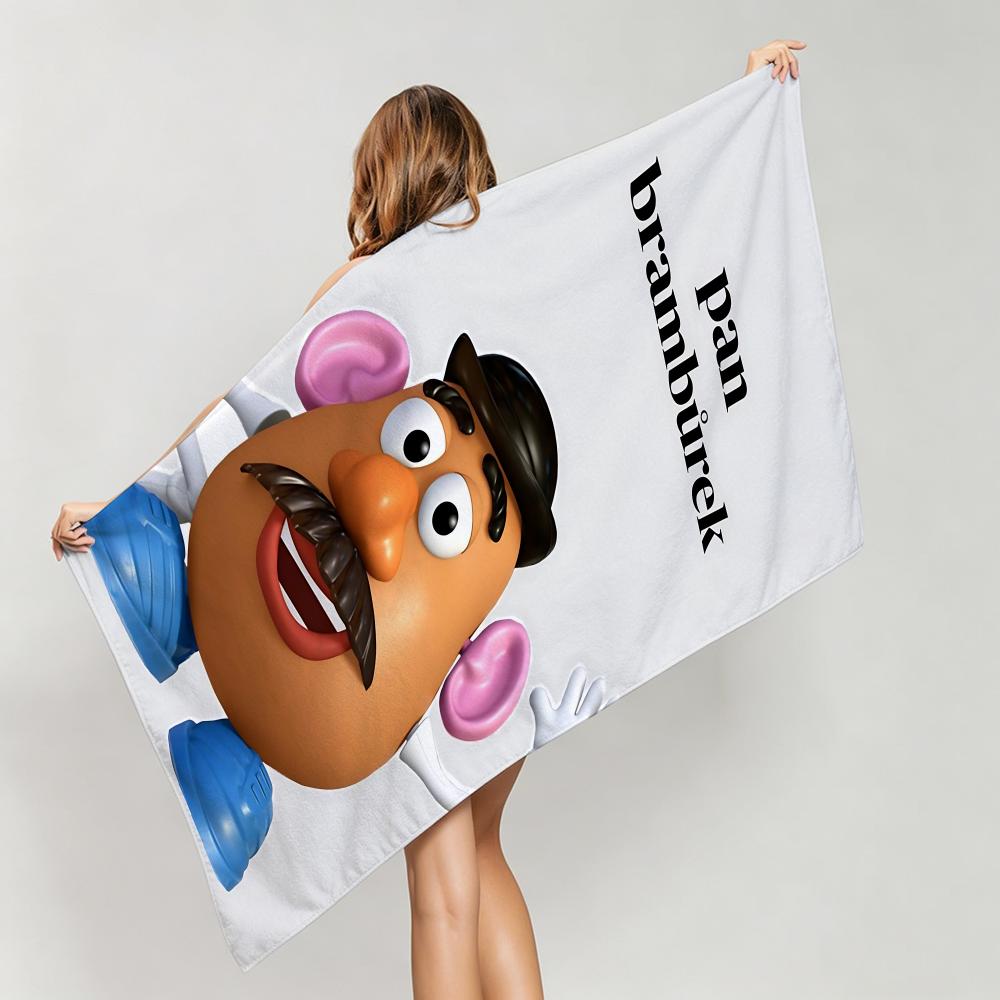 Funny-Potato HeadS Towel Five-Star Hotel Quality Eco-Friendly Ultra Soft Thick Towels & Beach Towels