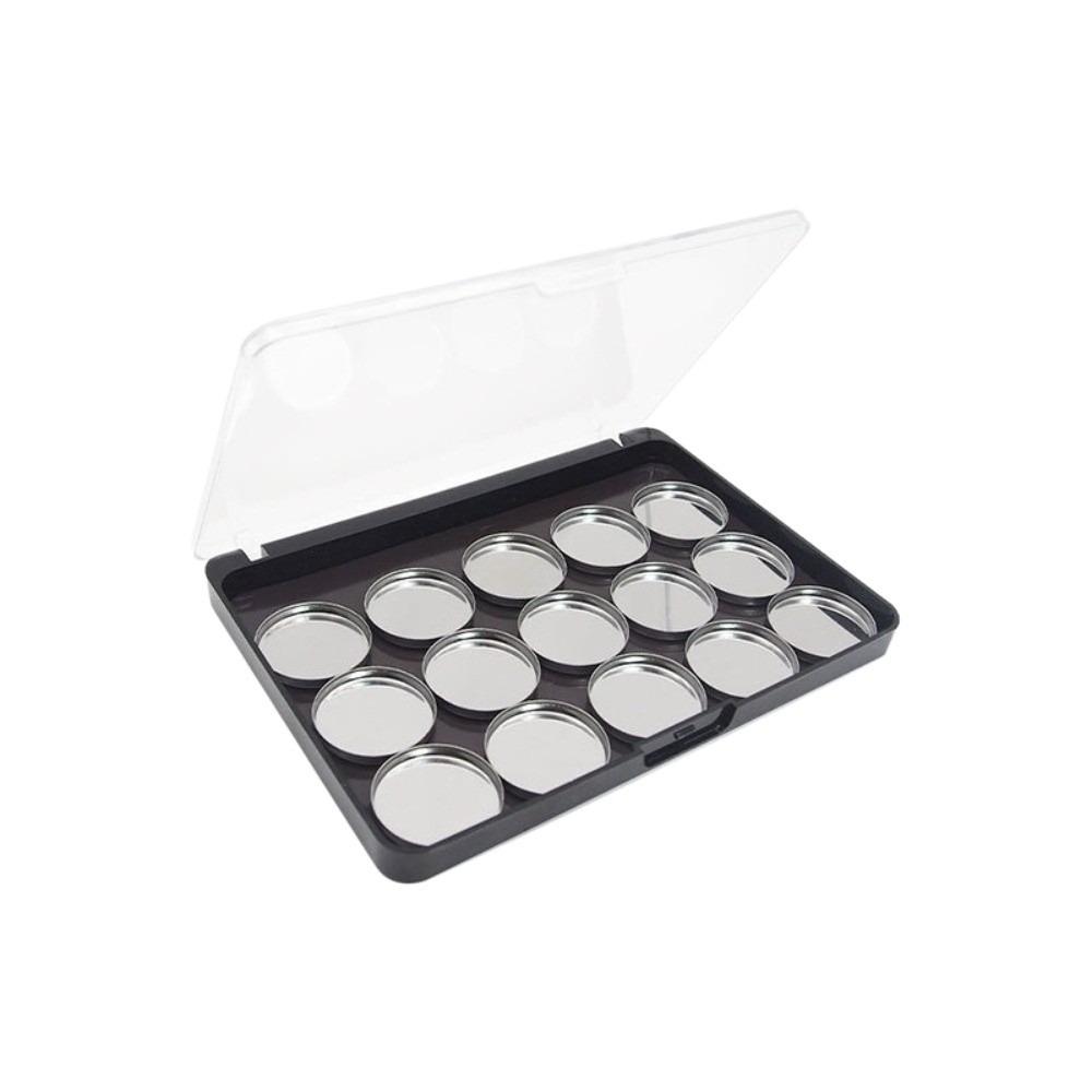 Przenośny pudełko do dozowania makijażu DIY Profesjonalny dysk z cieniami do powiek do samodzielnego montażu Wizażysta