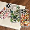 Sun Fruits Coral Pattern Art Phone Case For IPhone 17 16e 16 15 14 13 12 11 Mini Pro Max X XR XSMAX 8 7 Air Plus Soft Cover