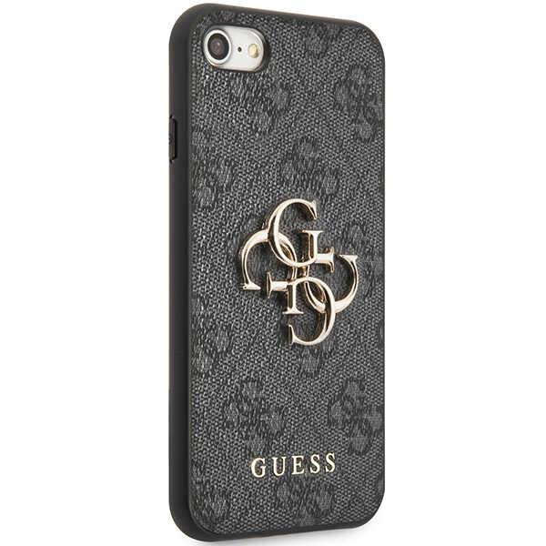 Guess Guhci84Gmggr Iphone 7/8/Se 2020 /Se 2022 Szary/Grey Hardcase 4G Big Metal Logo