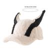 Fashion Dog Ear Baseball Hat for Adult Unisex Furry Plush Baseball Hat for Outdoor Activity Winter Wear Hiphop Hat
