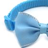 Yousheng Pet Bow Collar Solid Color Holiday Dress Up Adorable Pet Cats Bow-knot Collar with Bell for Christmas