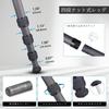ARTCISE Compact Carbon Fiber 32mm Tube Carbon Fiber Travel Camera Maximum Height Accessory Smartphone Clip and Magic Arm Suitable for 20kg Load