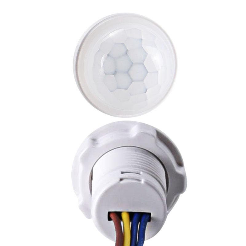 

2PCS PIR Motion Sensor Detector Smart Switch Home Indoor Outdoor Infrared Light 110V 220V Time Delay Mode Adjust Lighting Switch