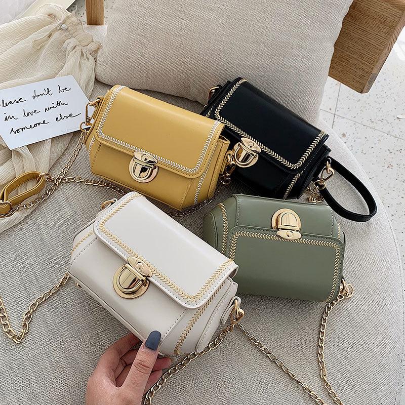 Trendy Korean Style Chain Shoulder & Crossbody Bag for Fashionable Ladies