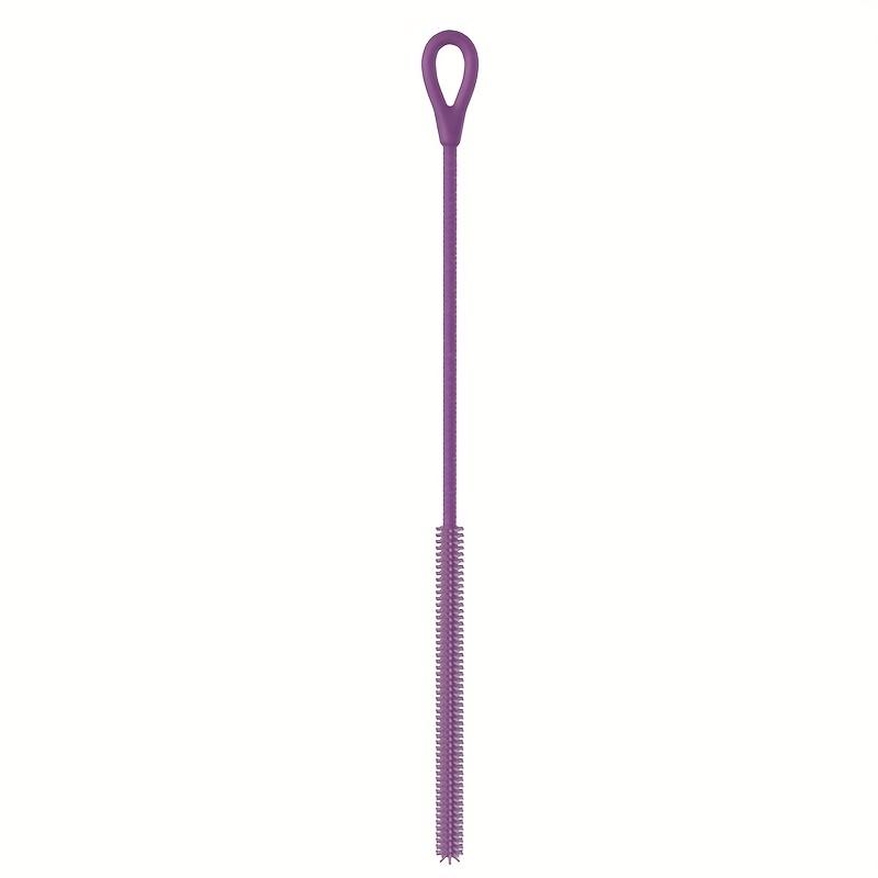 1PC Silicone Cup Wash Brush Long Handle Cleaning Brush, Reusable Silicone Straw Brush Kit