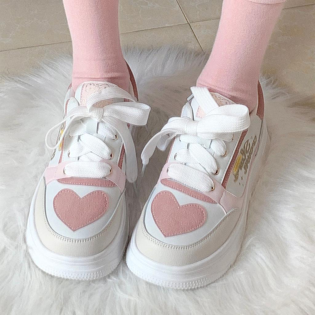 Little White Shoes Children's New Platform Casual Versatile Student Board Shoes Women