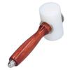 Leather Carving Hammer NonSlip and Durable Wood Handle Nylon Hammer for Stamping Sew Leather