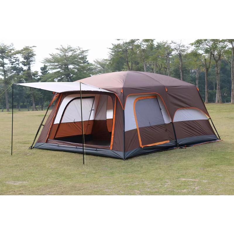 Zuchuang Outdoor 2-Room Camping Tent Villa