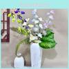 Artificial Sweet Flower Pea Wedding Hotel Restaurant Room Decoration Wall